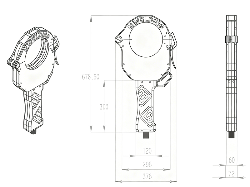 封闭式管管焊机MWF-168