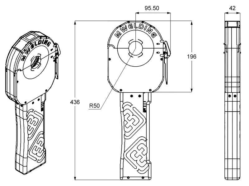 封闭式管管焊机MWF-80