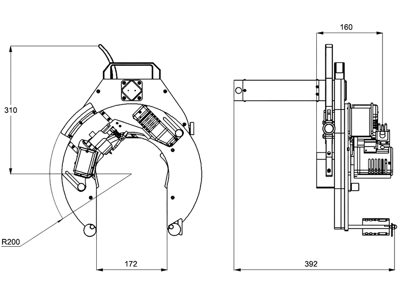 开放式管管自动焊机MWG-170