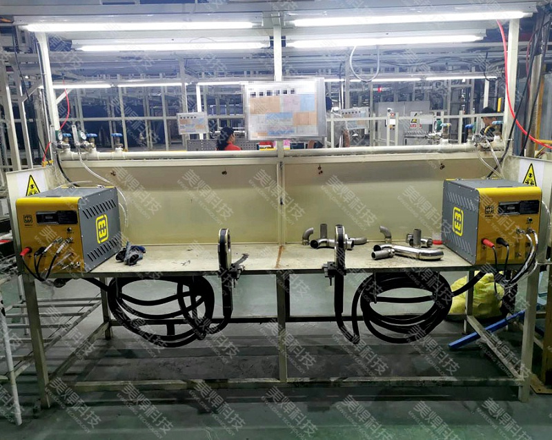 封闭式管管焊机 不锈钢管焊接机应用于山东暖通换热器行业项目(图2)