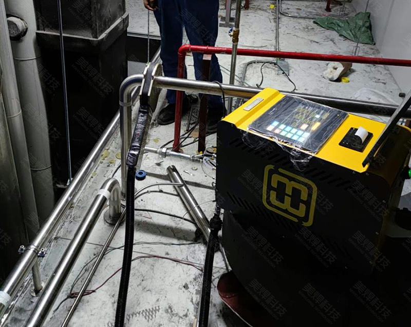 封闭式管管焊接设备应用于浙江杭州制药行业管道安装项目(图4)