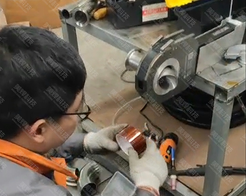 封闭式管管焊接设备应用于苏州食品行业设备项目(图2)