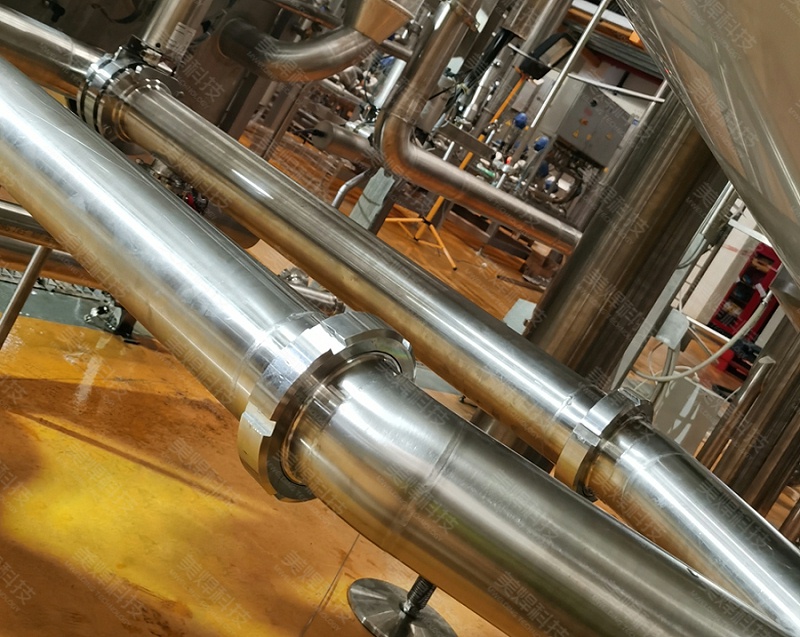 封闭式不锈钢管道焊接设备应用于广东省食品生产行业(图3)