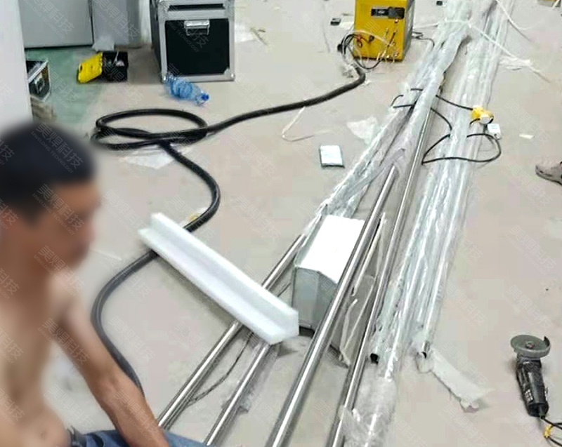美焊MWF系列封闭式管管管焊机应用于湖北医药管道工程项目(图2)