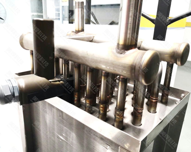 换热器U形管焊接设备应用于江苏省制冷行业项目