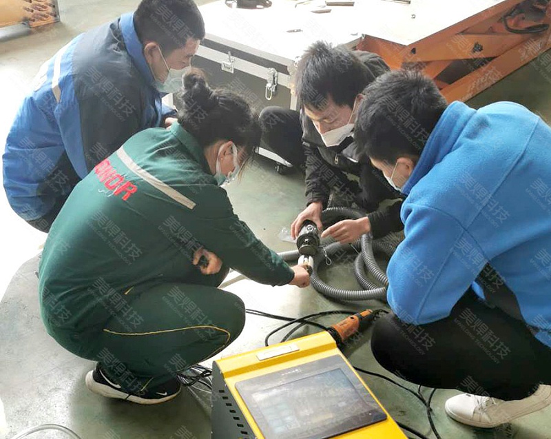 换热器U形管焊接设备应用于山东滨州制冷行业项目(图1) 换热器U形管焊接设备应用于山东滨州制冷行业项目(图1)