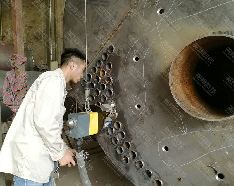 全位置管板焊接设备应用于江西船舶锅炉行业项目(图5)