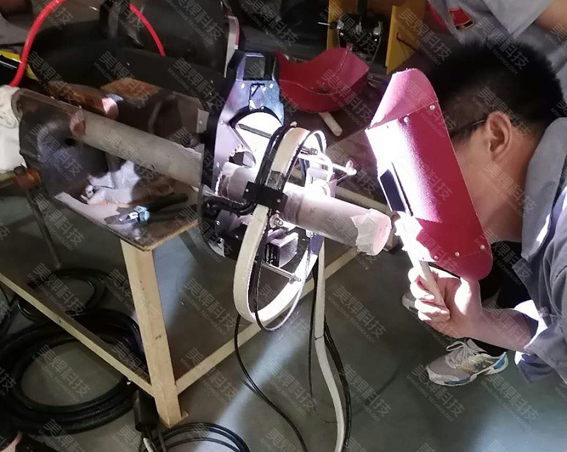 开放式管管焊机 管道自动焊接机 应用于江苏苏州管道安装行业项目