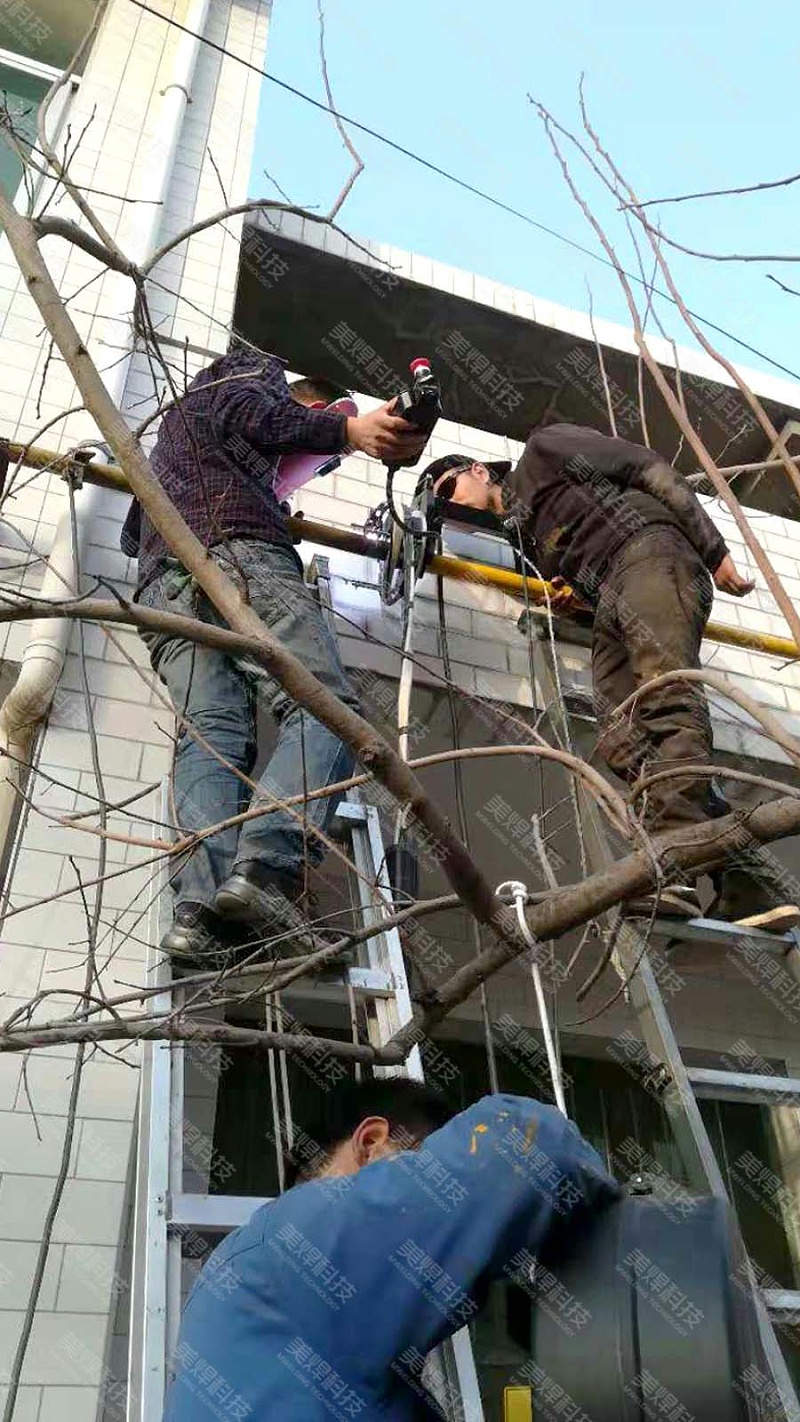 开放式管管焊接设备应用于陕西煤气管道安装行业项目