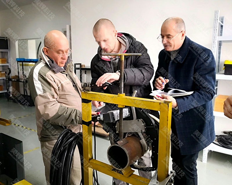 开放式管道自动焊接机 应用于欧洲乌克兰项目_上海美焊