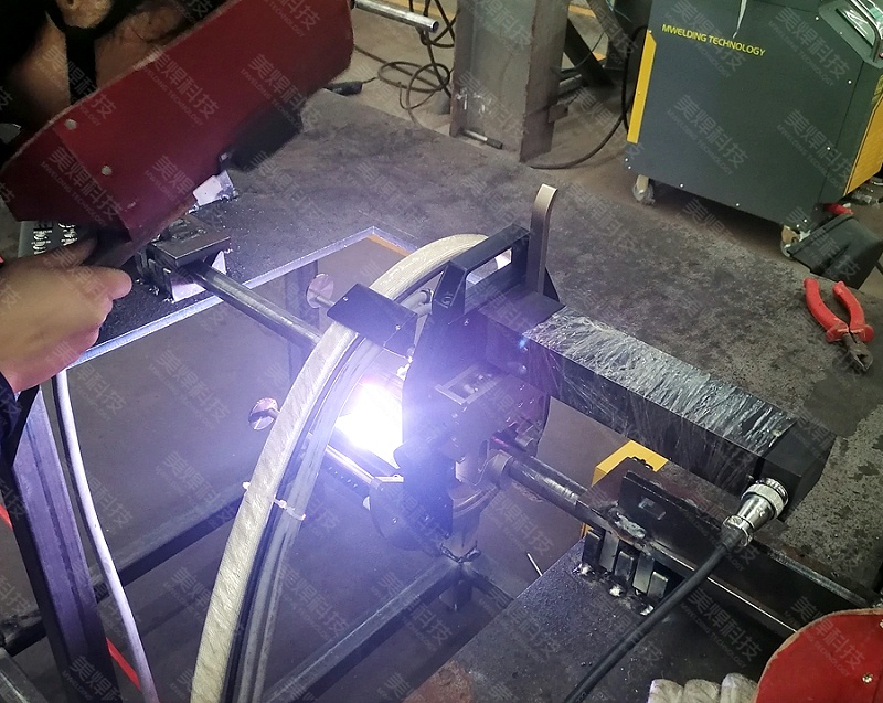 美焊MWG系列开放式管道自动焊机应用于河南省管道行业项目